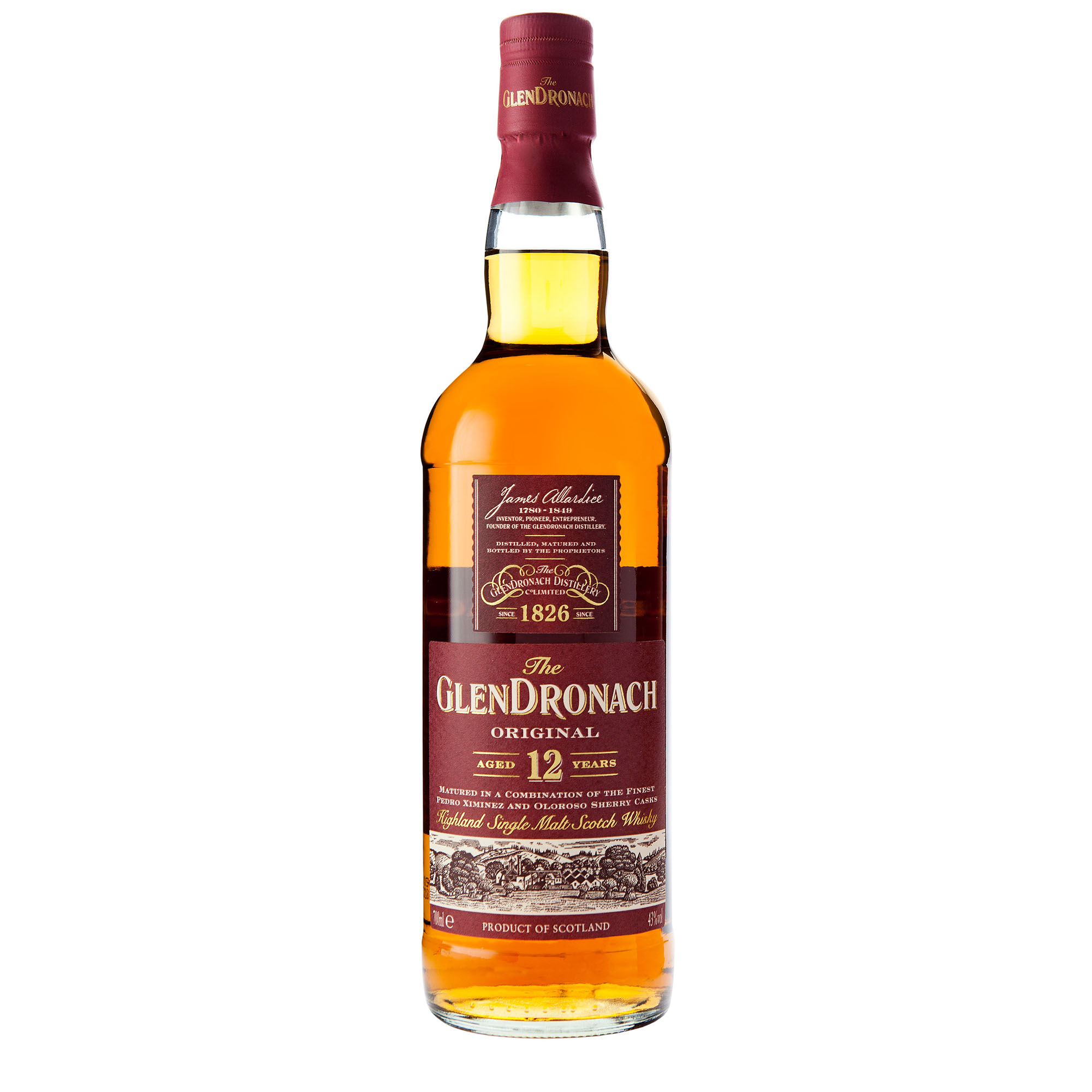 Glendronach 12Y Malt Fles 70 cl 43%