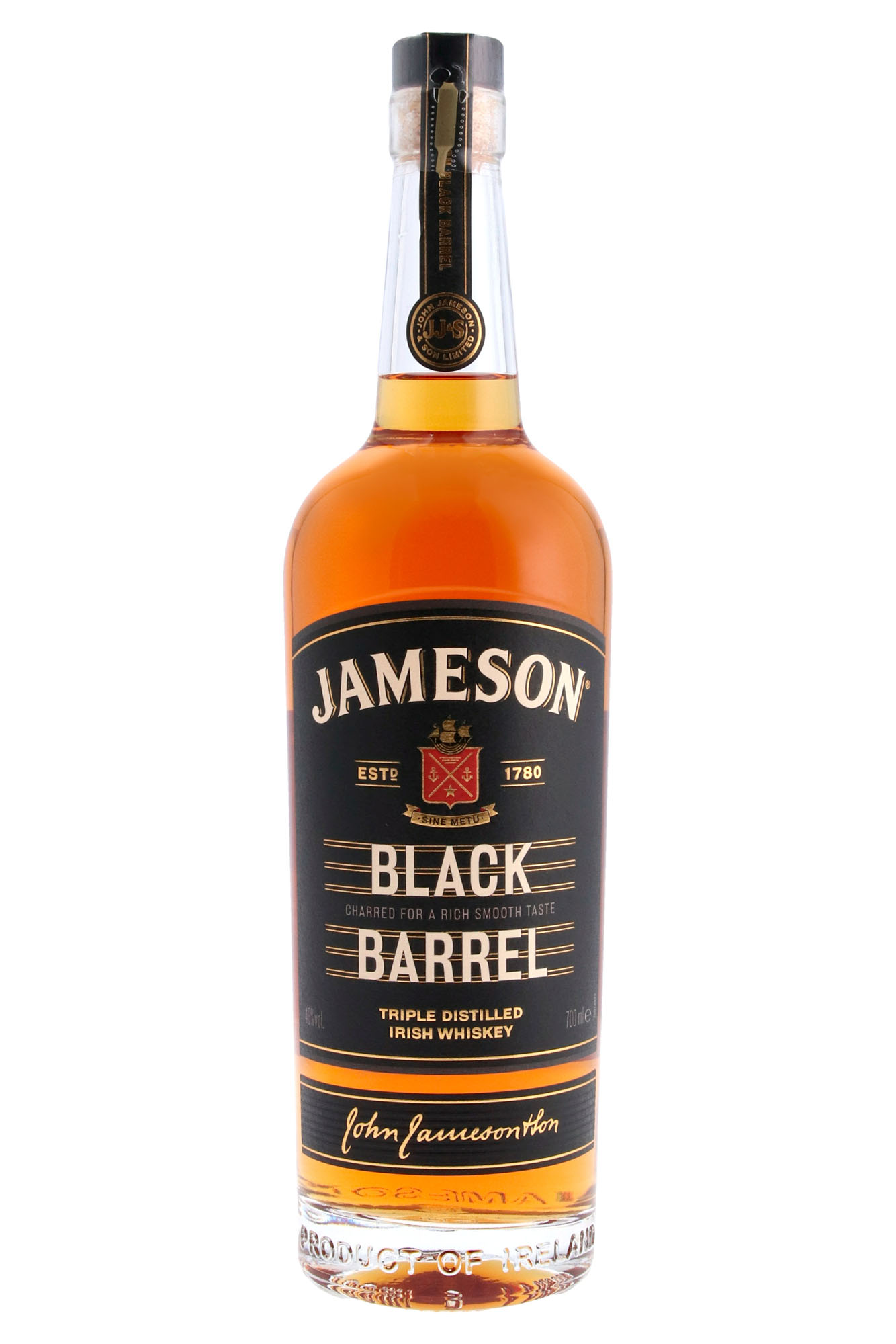 Jameson Black Barrel Reserve Fles 70 cl 40%