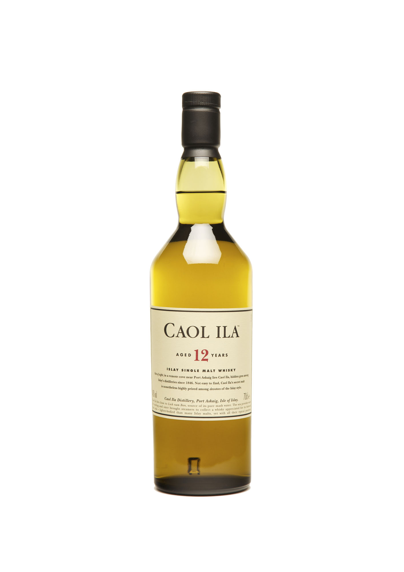 Caol Ila Single Malt 12Y Fles 70 cl 43%