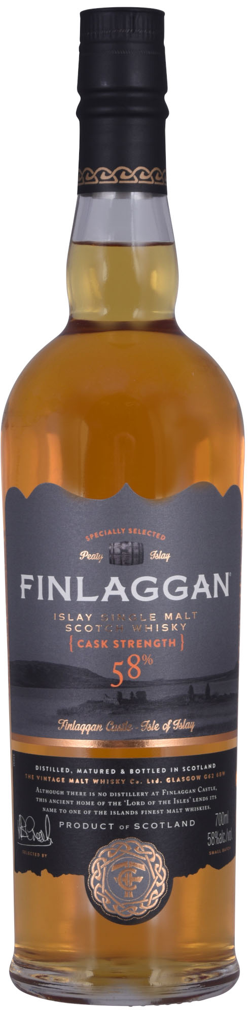 Finlaggan Cask Strength Fles 70 cl 58%