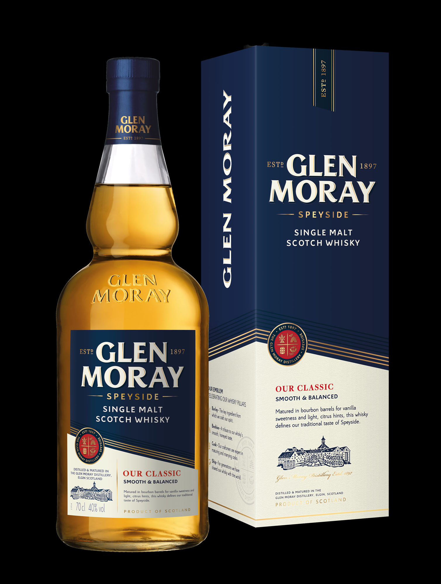 Glen Moray Our Classic Fles 70 cl 40%