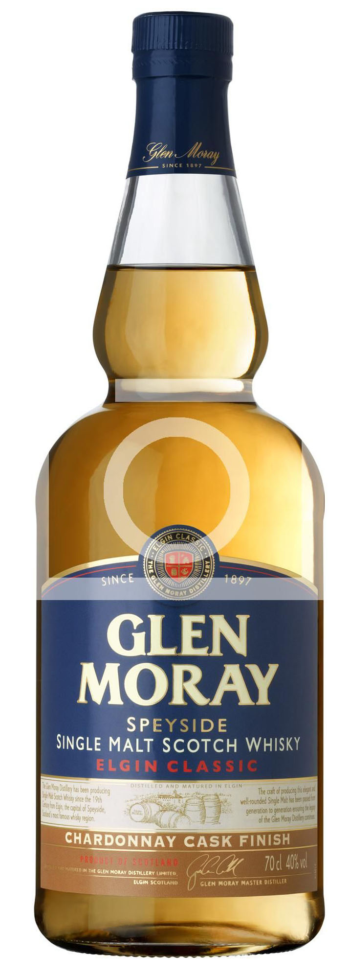 Glen Moray Chardonnay Cask Finish Fles 70 cl 40%