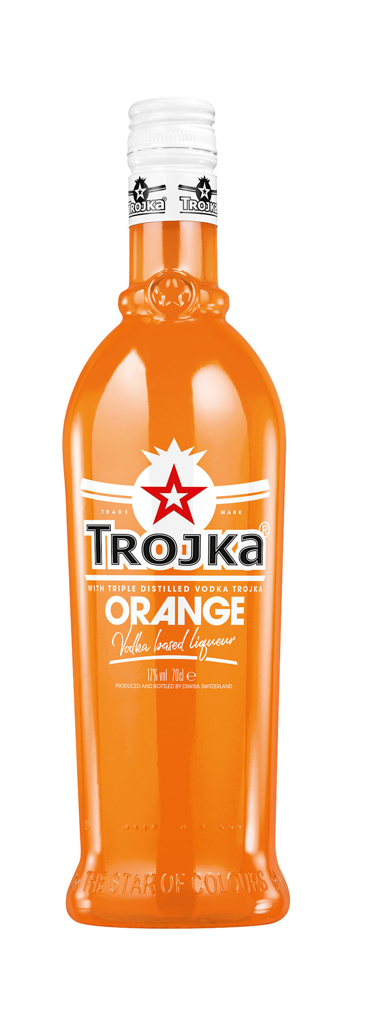 Trojka Wodka Orange Fles 70 cl 17%