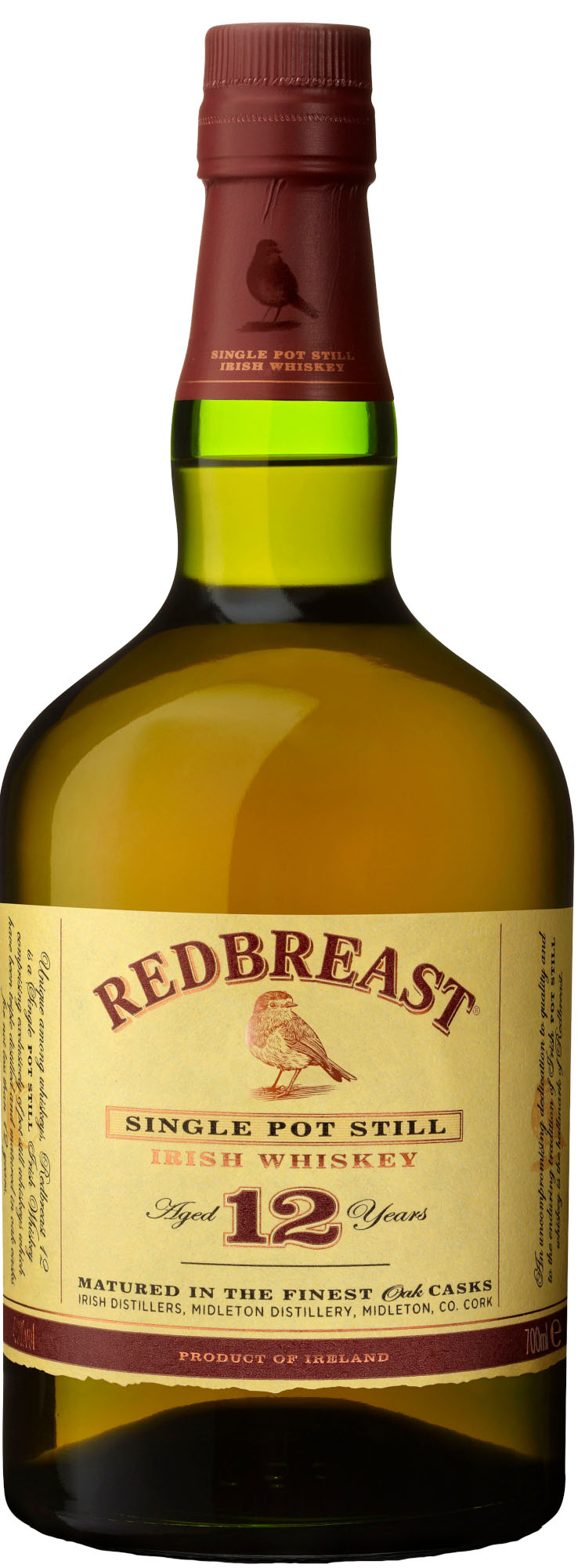 Redbreast Irish Whisky 12Y Fles 70 cl 40%