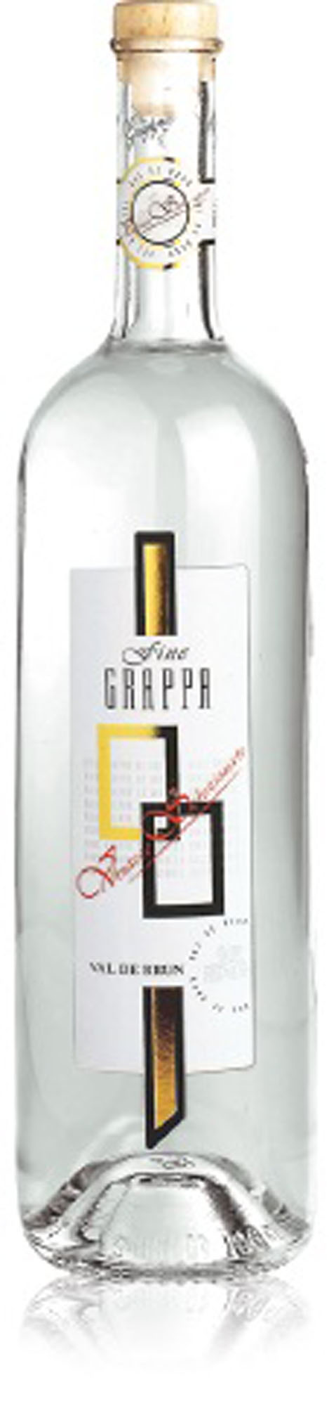 Grappa Bianca Val de Brun Fles 100 cl 40%