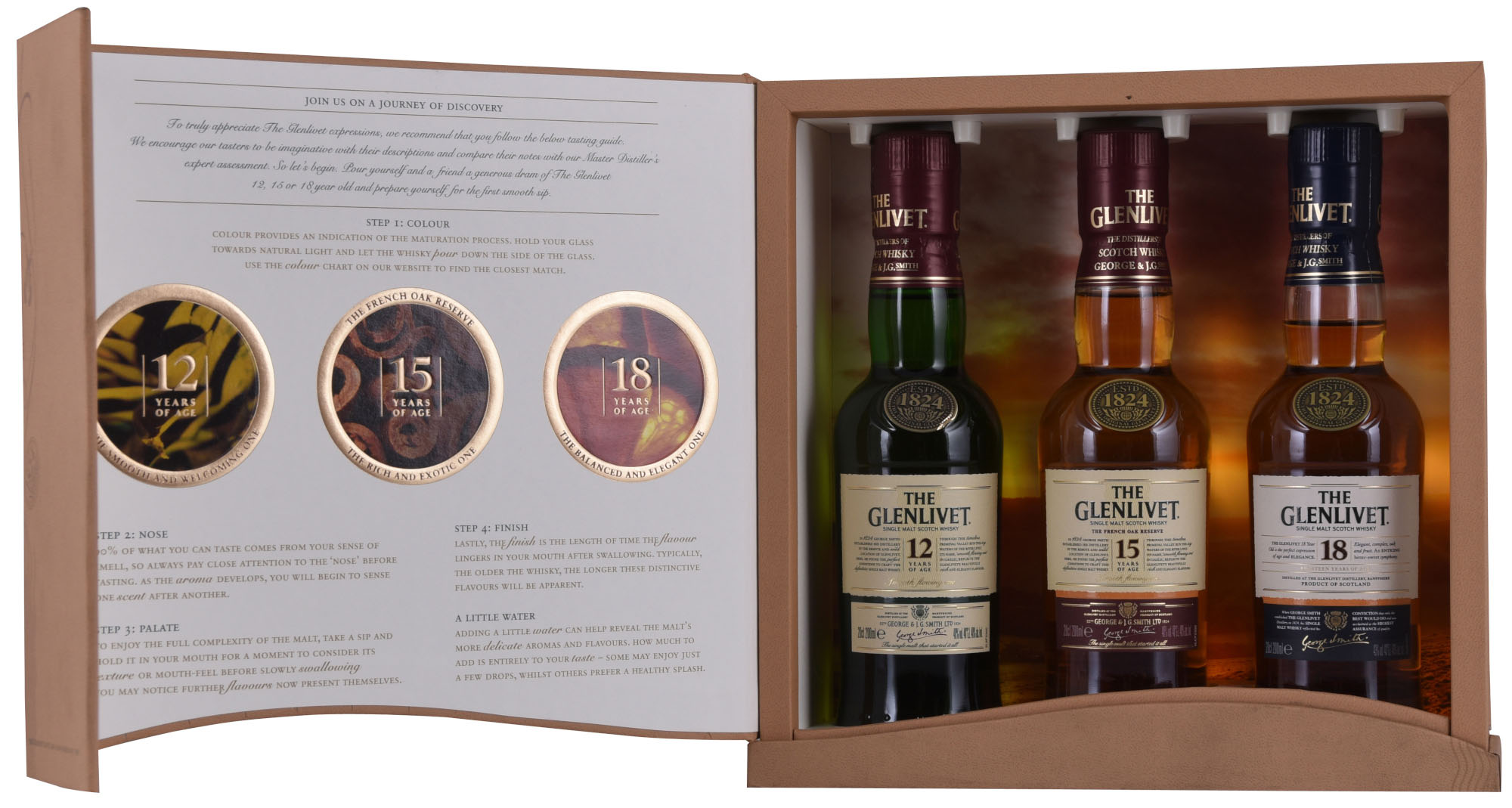 Glenlivet Taste Exp. Doos 3x20 cl 41%