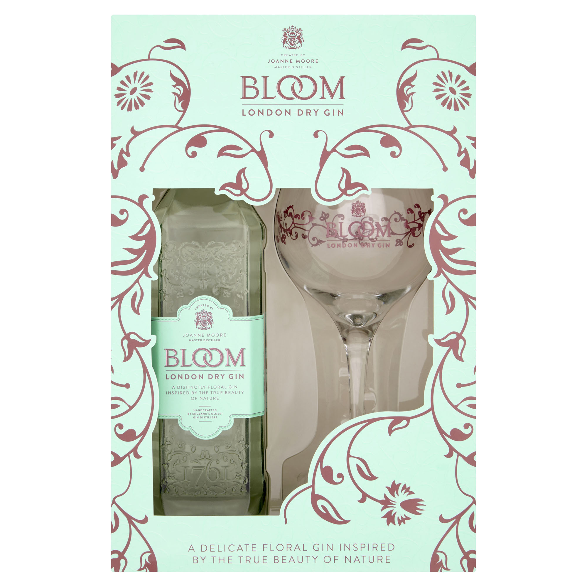 Bloom Giftpack + 1 glas Fles 70 cl 40%