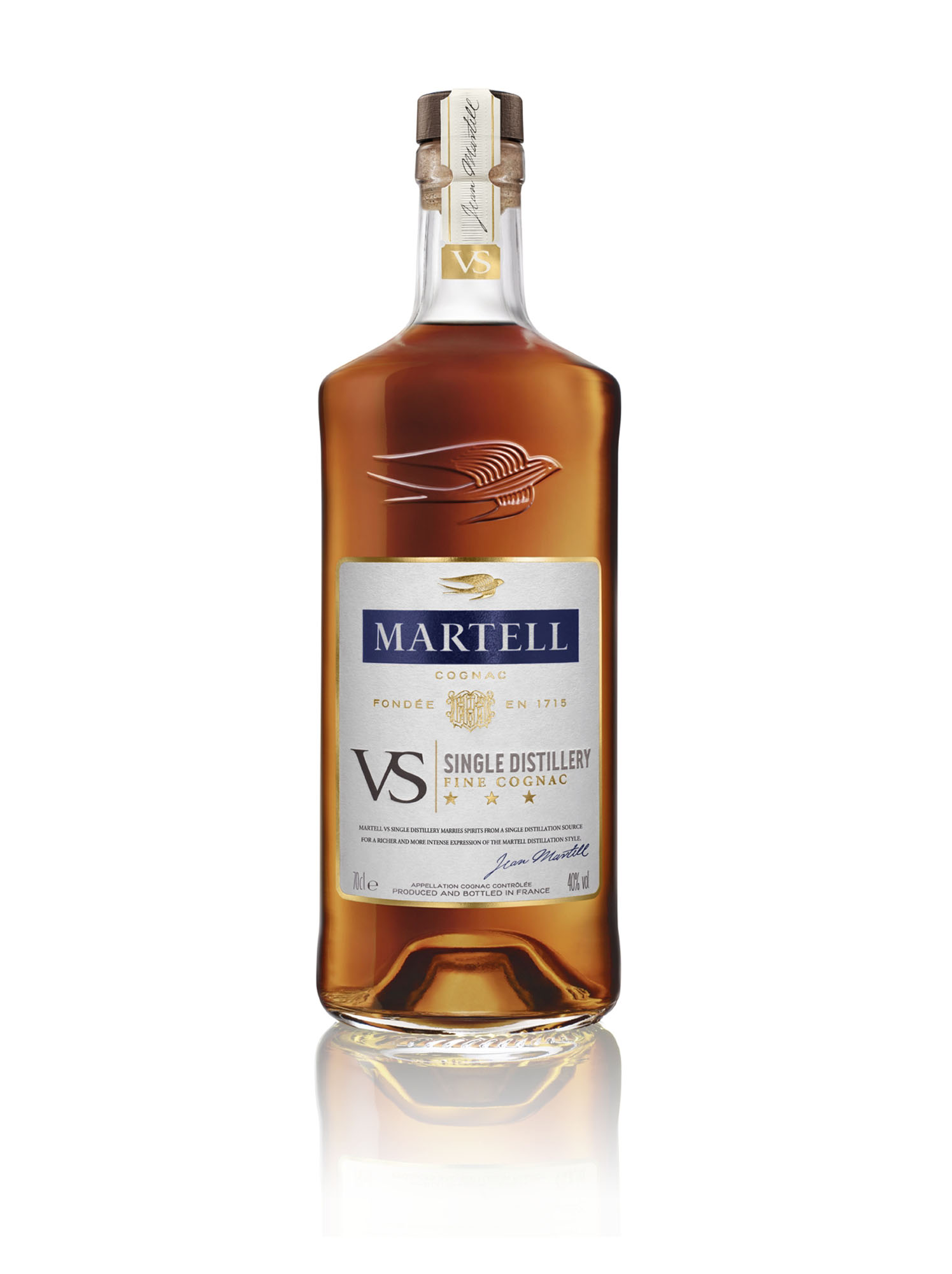 Martell VS Single Distill Fles 70 cl 40%