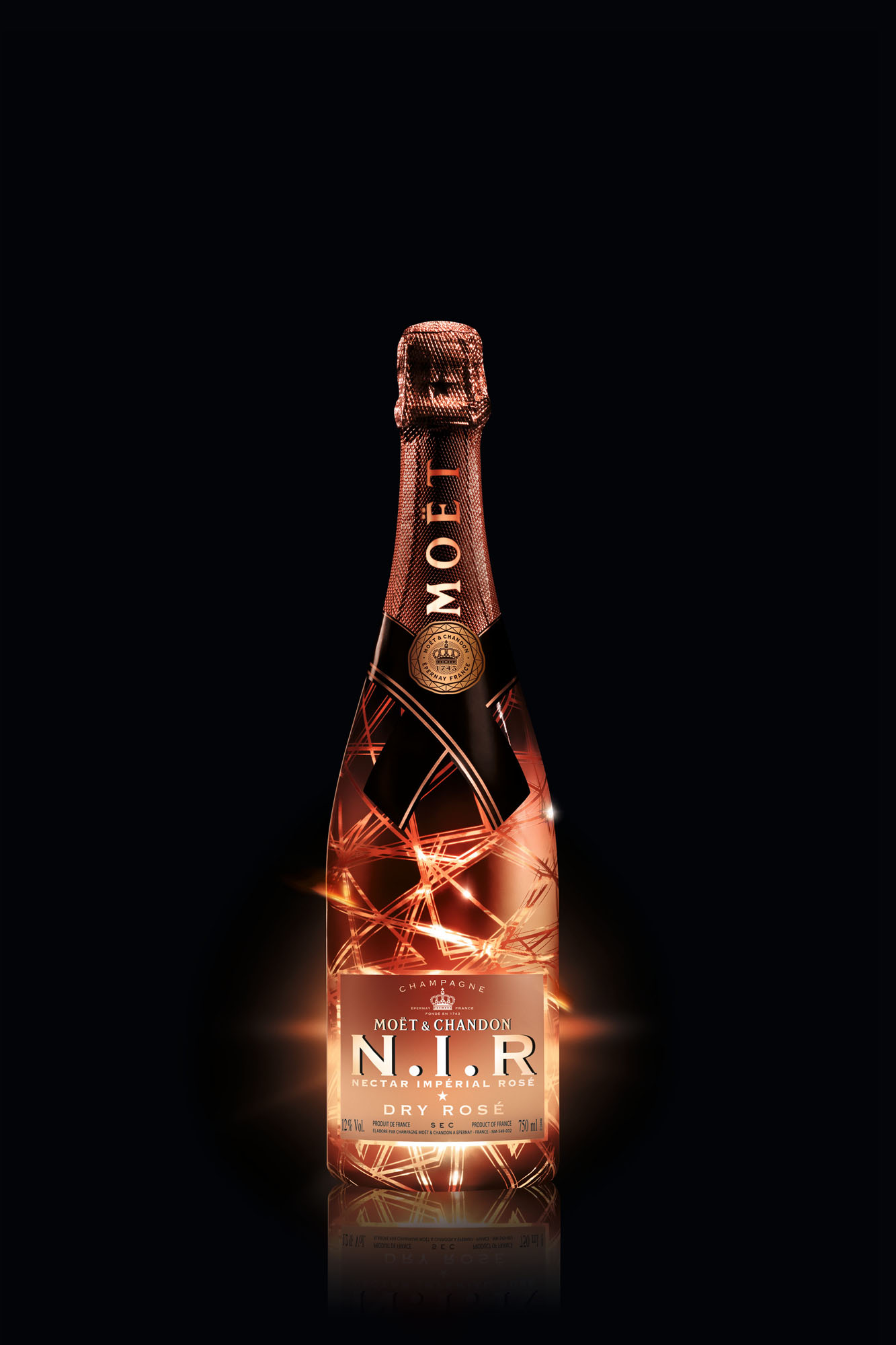 Moet & Chand. Nectar Imp. Rose Dry Fles 75 cl 12%