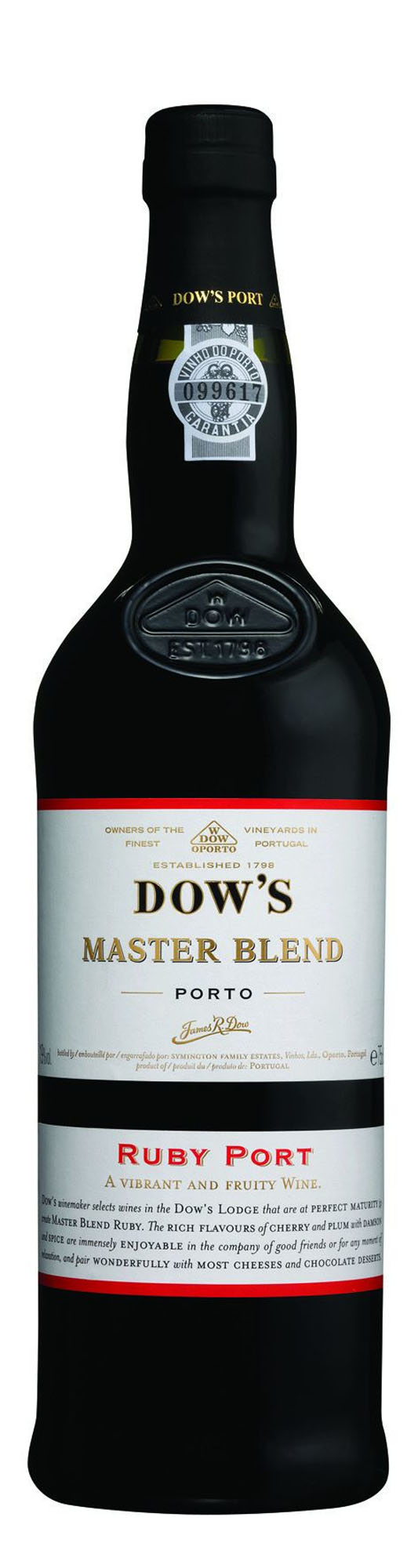 Dow's Fine Ruby Port Fles 75 cl 19%