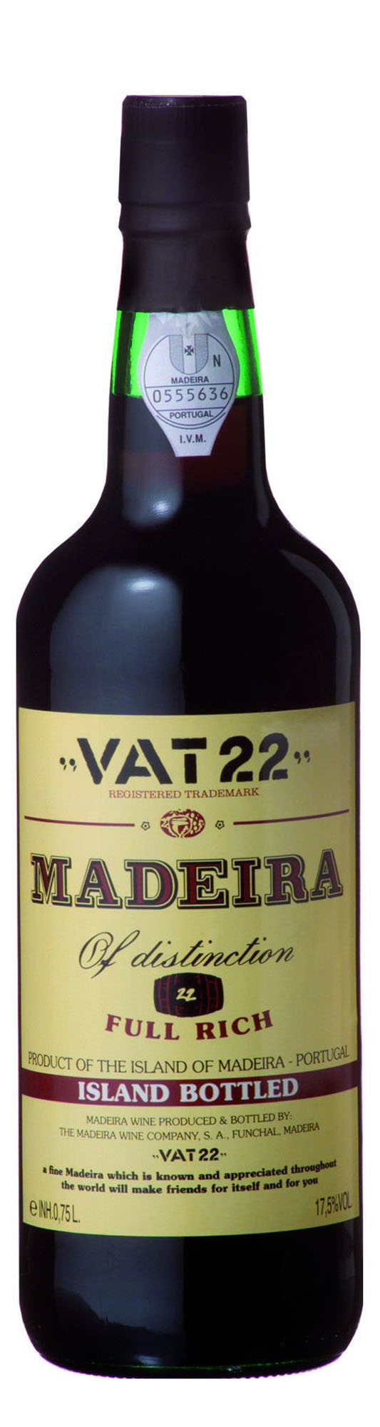 Madeira Vat 22 Fles 75 cl 17,5%