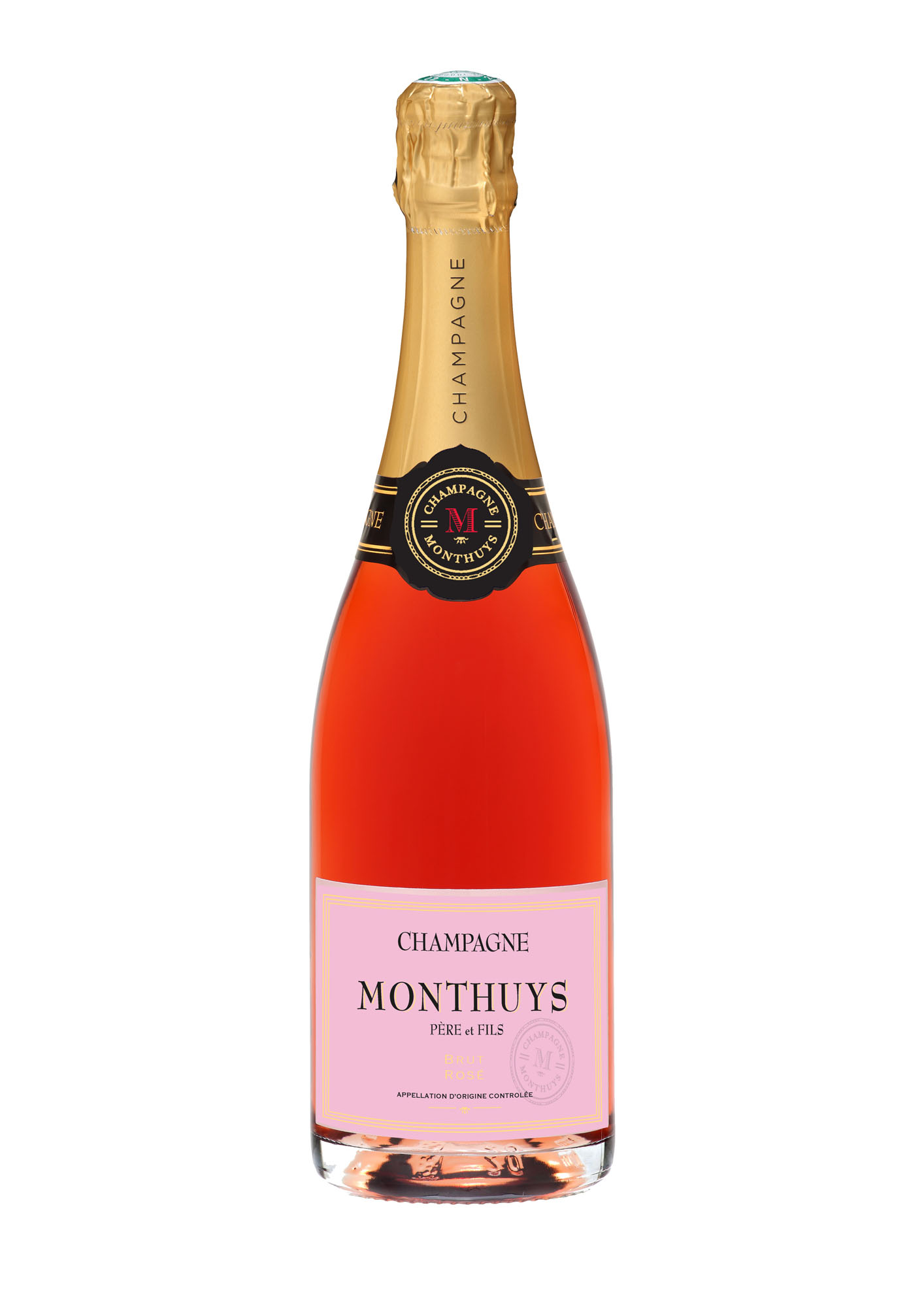 Champagne Monthuys Rose brut Fles 75 cl 12,5%