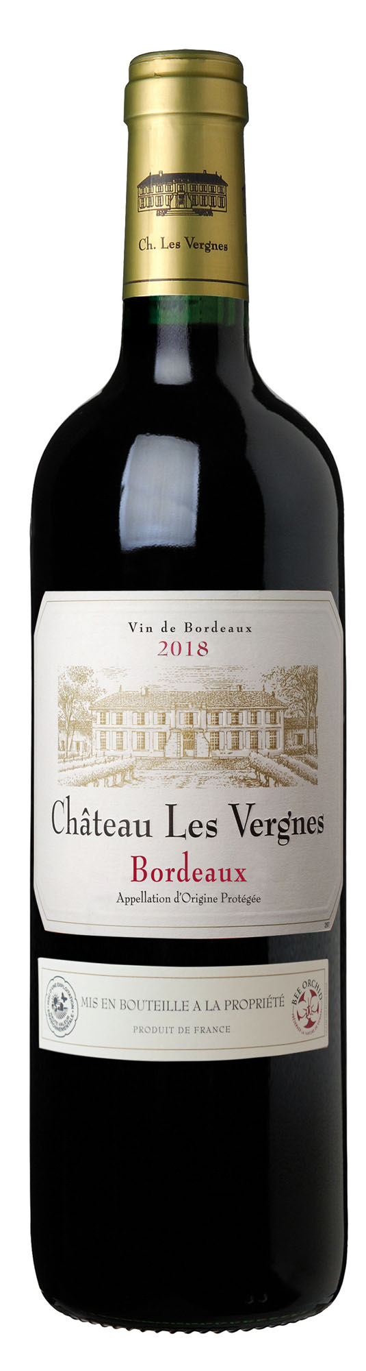 Chateau les Vergnes AOP Rouge Fles 75 cl 14,5%