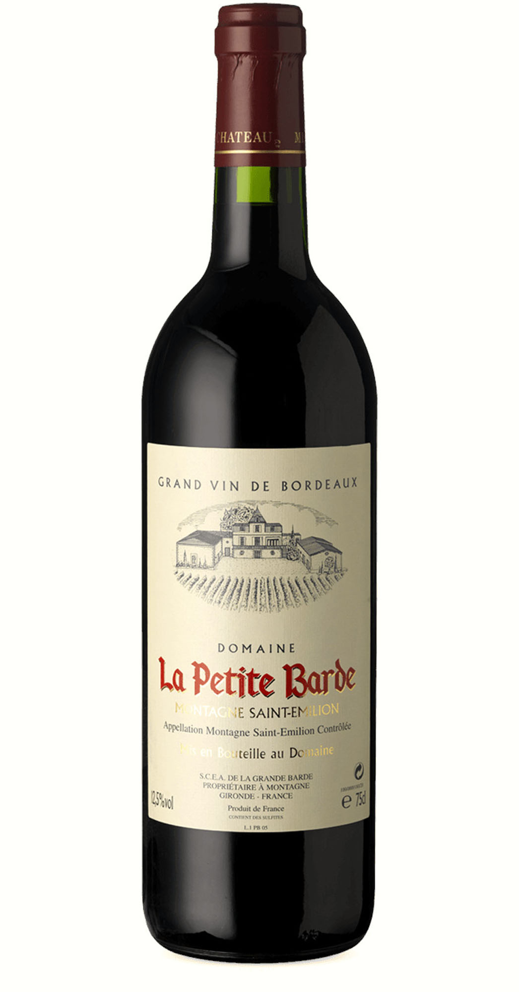 Domaine La Petite Barde Bordeaux Fles 37,5 cl 13,5%