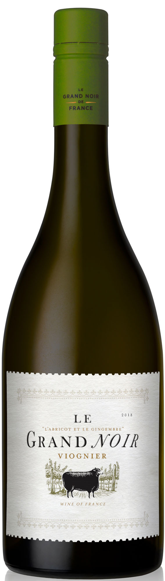 Le Grand Noir Viognier Pays d'Oc Fles 75 cl 13%