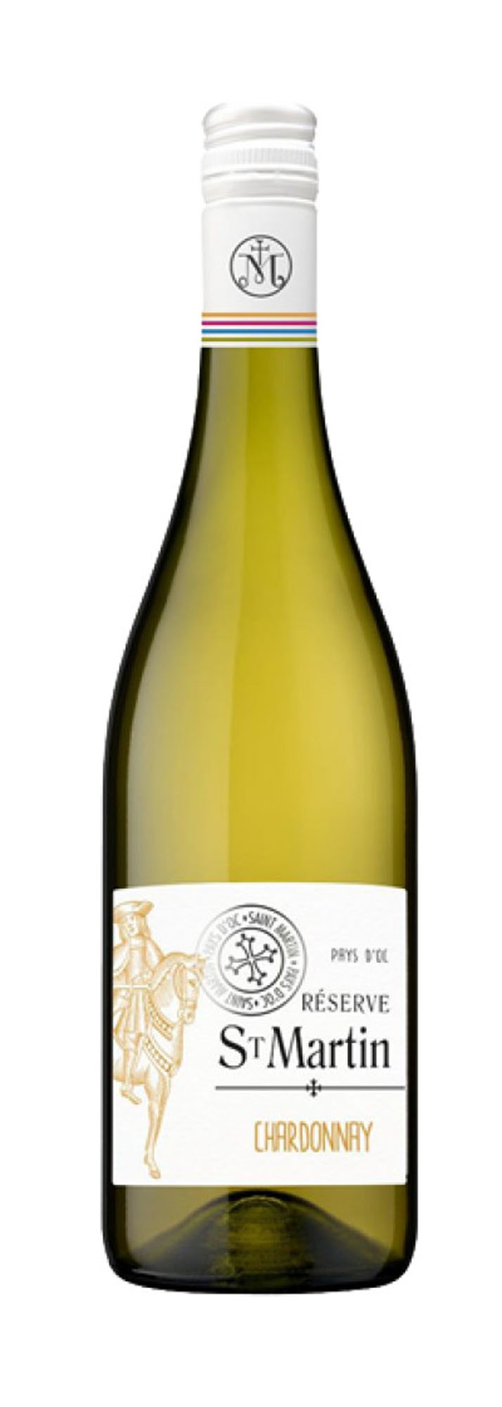 Saint Martin Reserve Chardonnay Fles 75 cl 12,5%