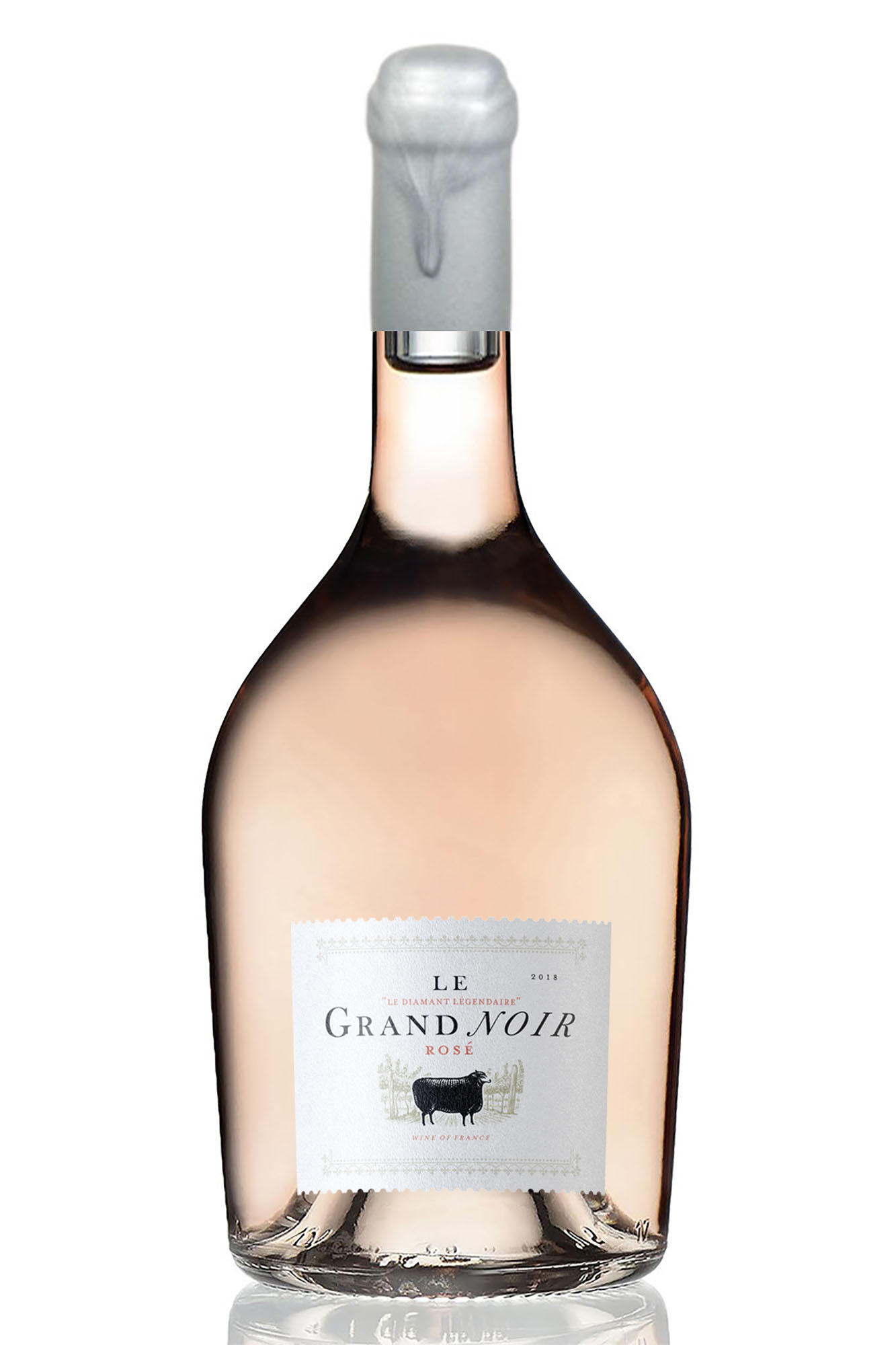 Le Grand Noir Ros‚ Jeroboam Fles 300 cl 12,5%