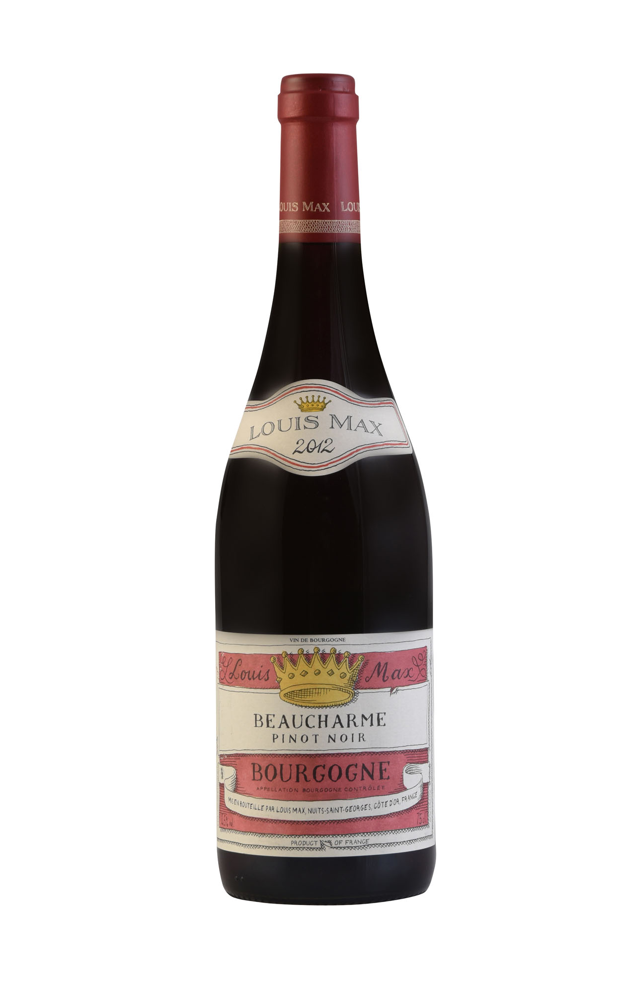 Louis Max Beaucharme Pinot Noir Fles 75 cl 12,5%