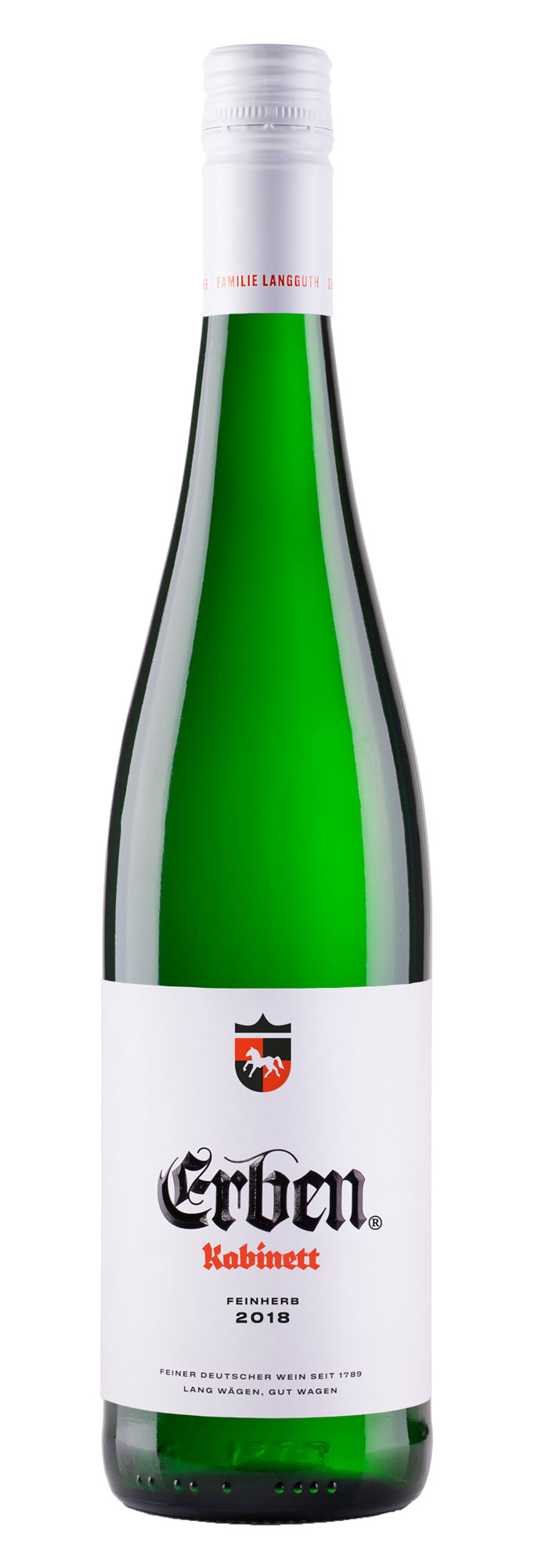 Erben Kabinett Feinherb Rhein. Fles 75 cl 10,5%