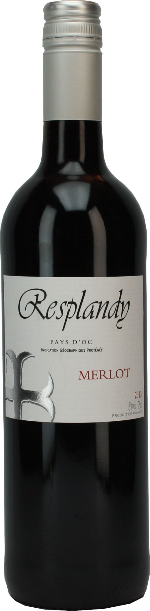 Resplandy Merlot Fles 75 cl 12,5%