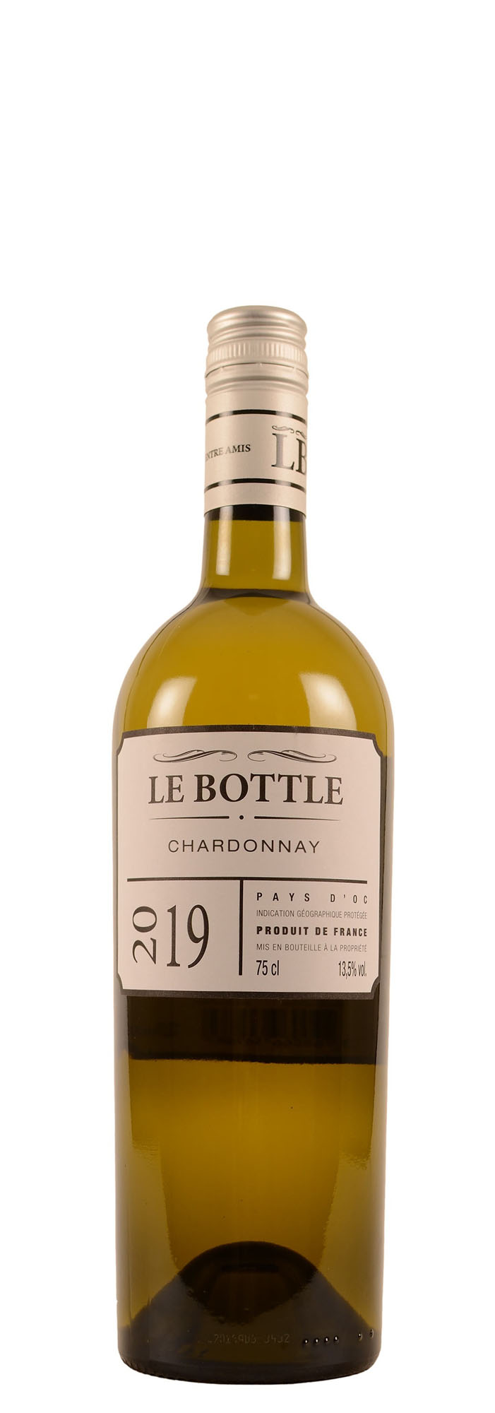 Le Bottle Chardonnay Fles 75 cl 14,5%