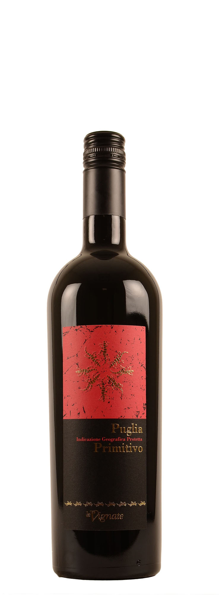 Le Vignate Puglia Primitivo Fles 75 cl 13%