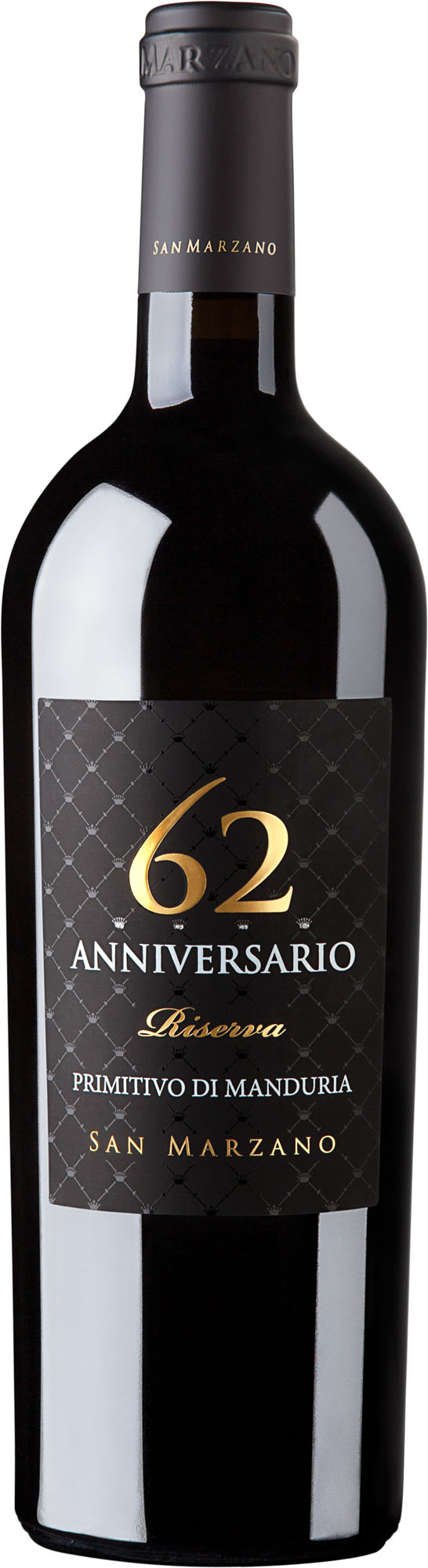 San Marzano Manduria Primitivo Anniversario 62 Riserva Fles 75 cl 14,5%