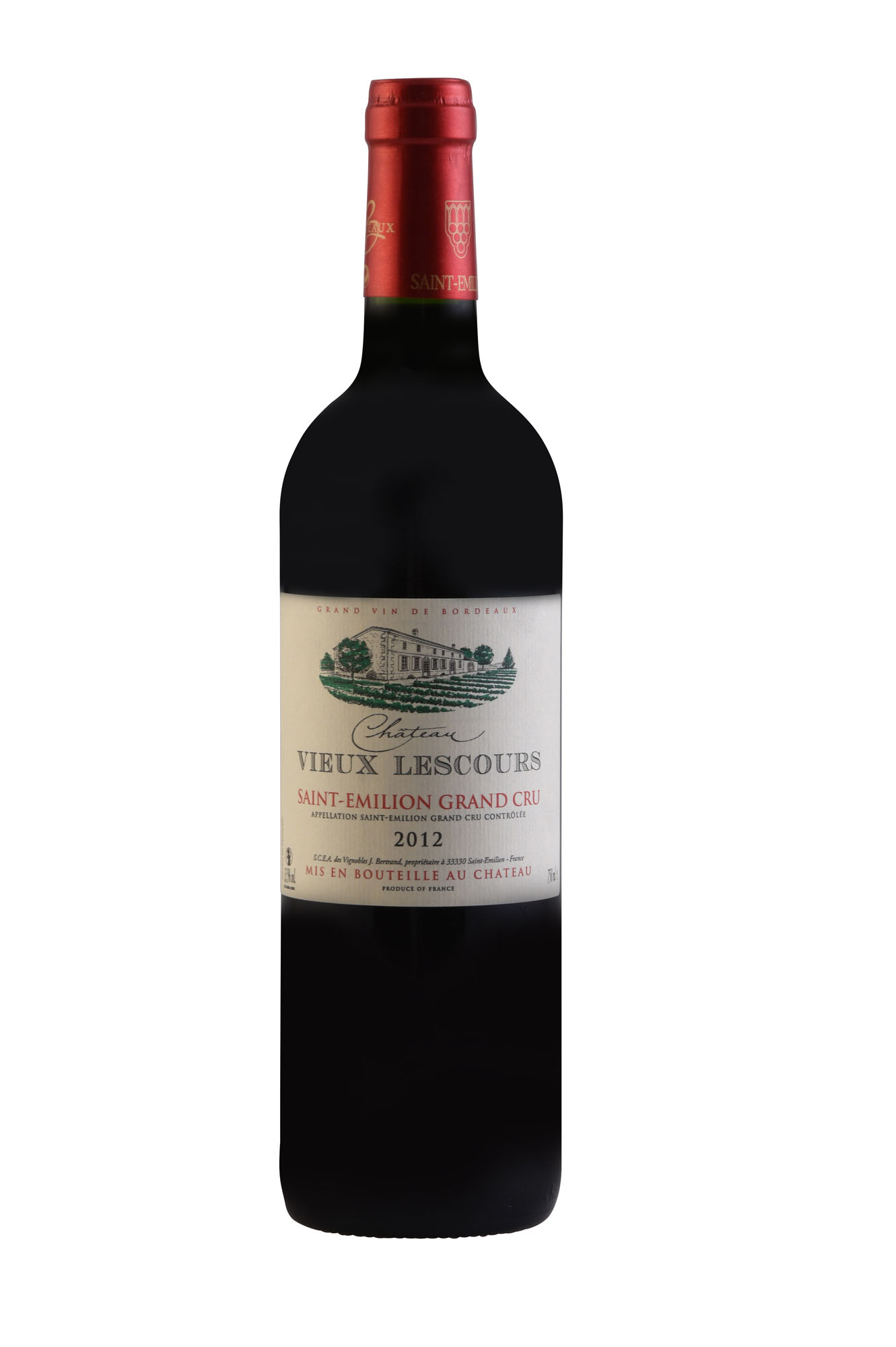 Chateau Vieux Lescours Saint Emilion Fles 75 cl 13,5%