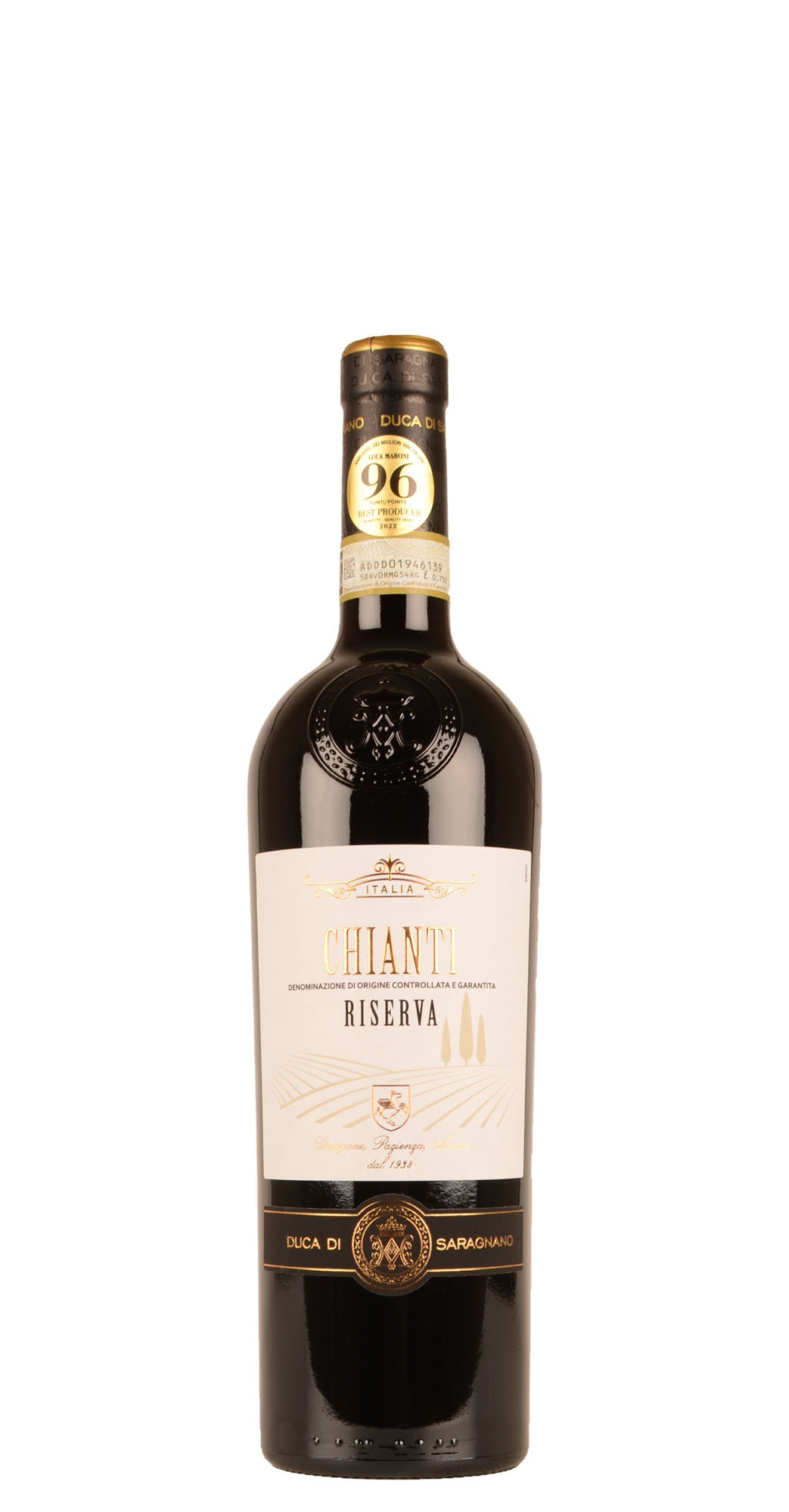 Duca Saragnano Chianti Riserva '19 Fles 75 cl 13%