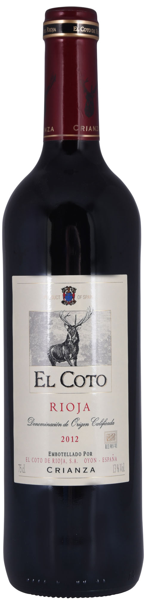 El Coto Crianza (rood) Fles 75 cl 13%