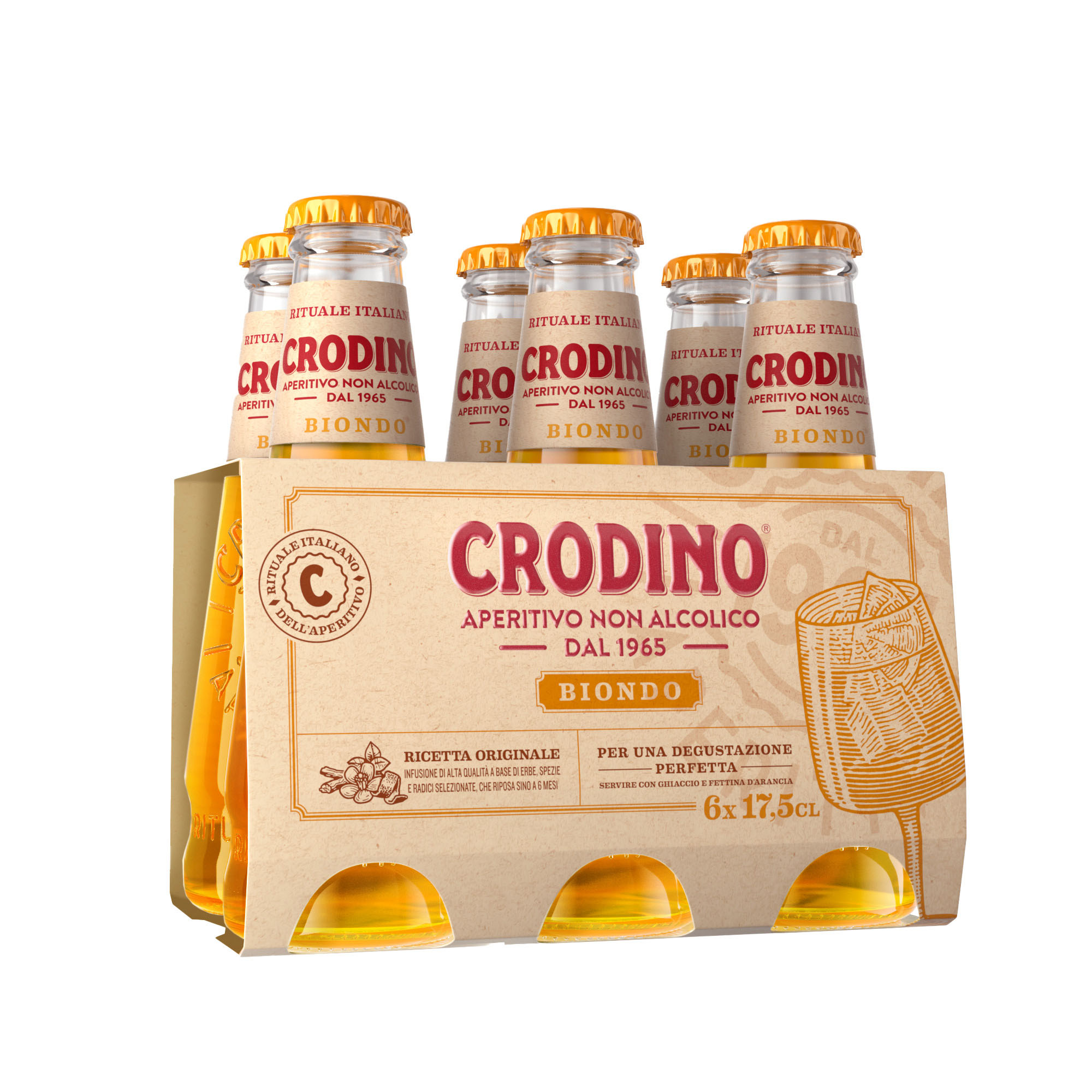 Crodino Biondo Doos 4x6x17,5 cl