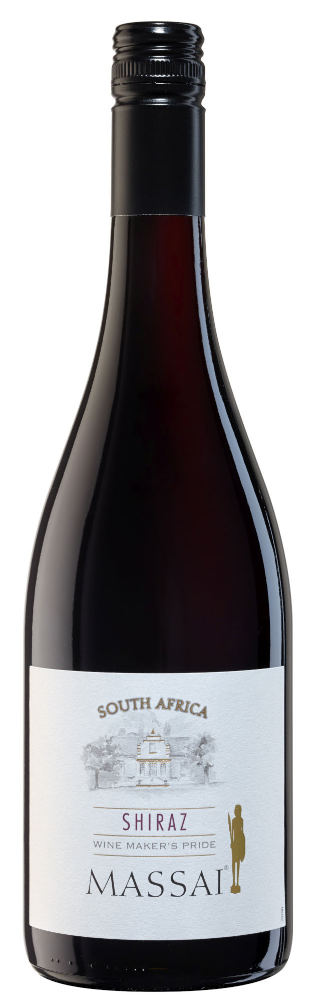 Massai Shiraz Fles 75 cl 13,5%