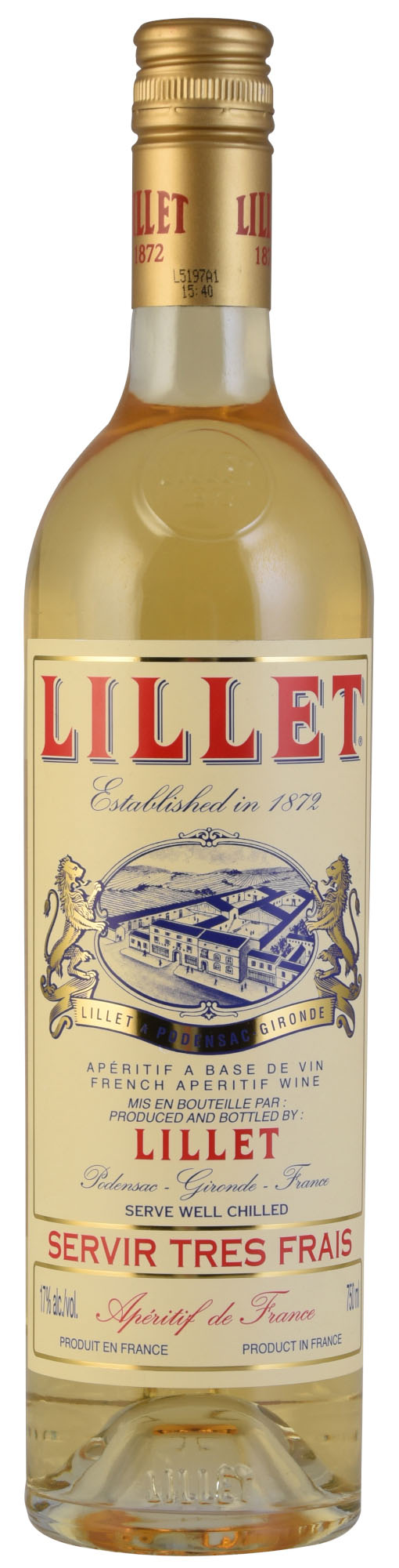 Lillet Blanc Fles 75 cl 17%