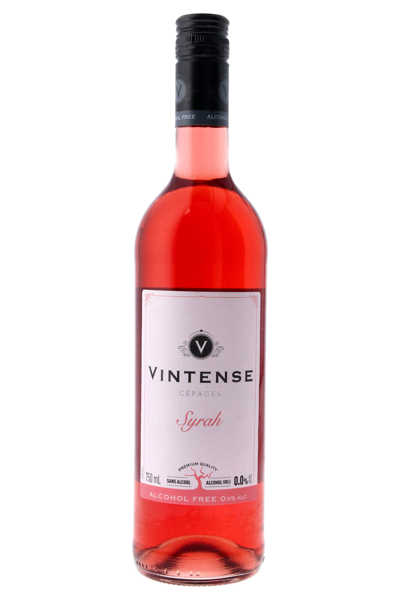 Vintense Syrah Rose 0% Fles 75 cl