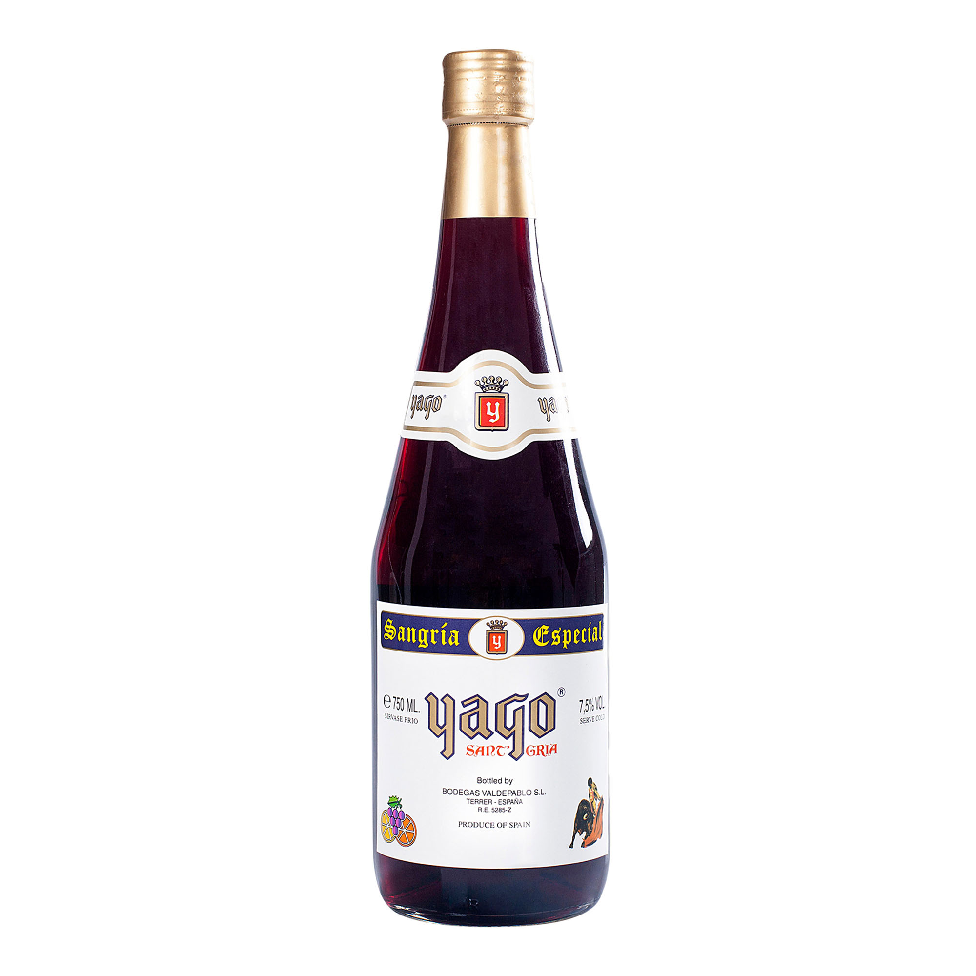 Yago Sangria Fles 75 cl 7,5%