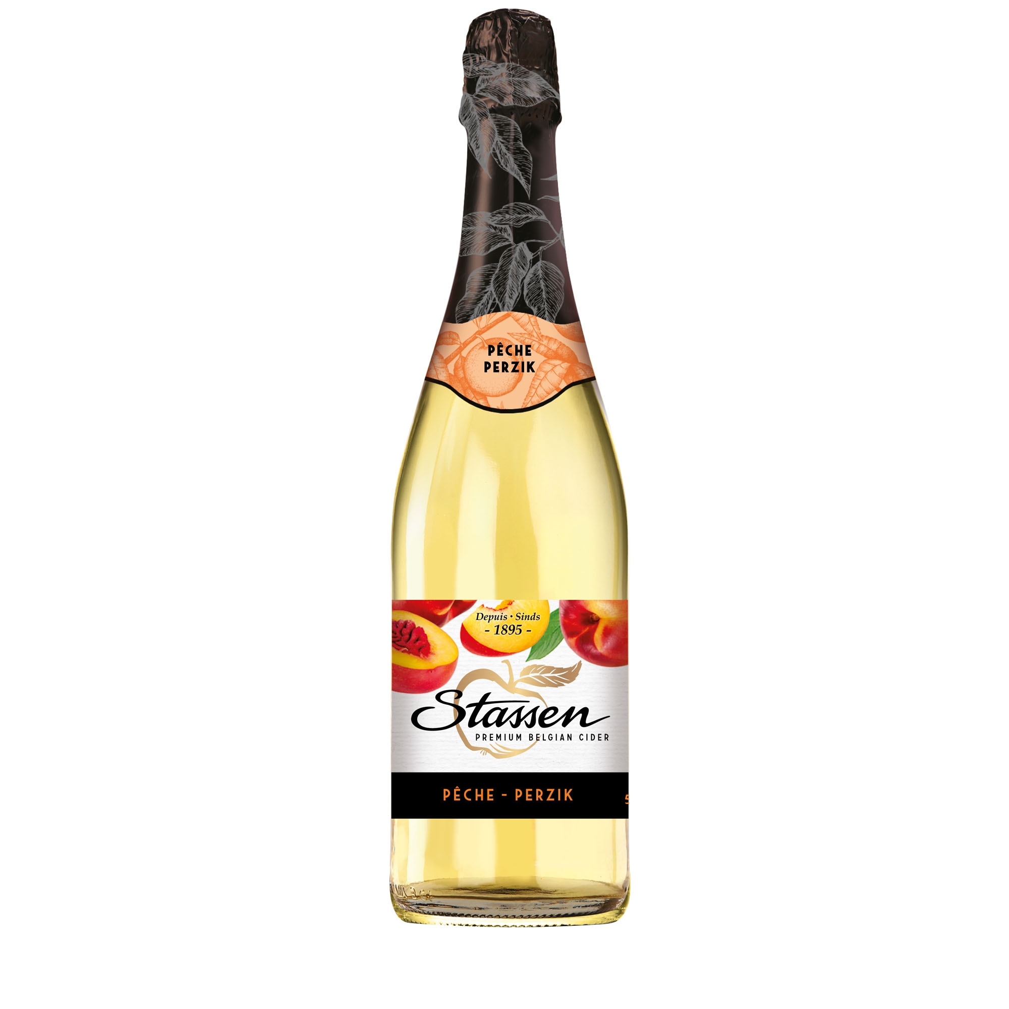 Stassen Cidre Peche Fles 75 cl 5%