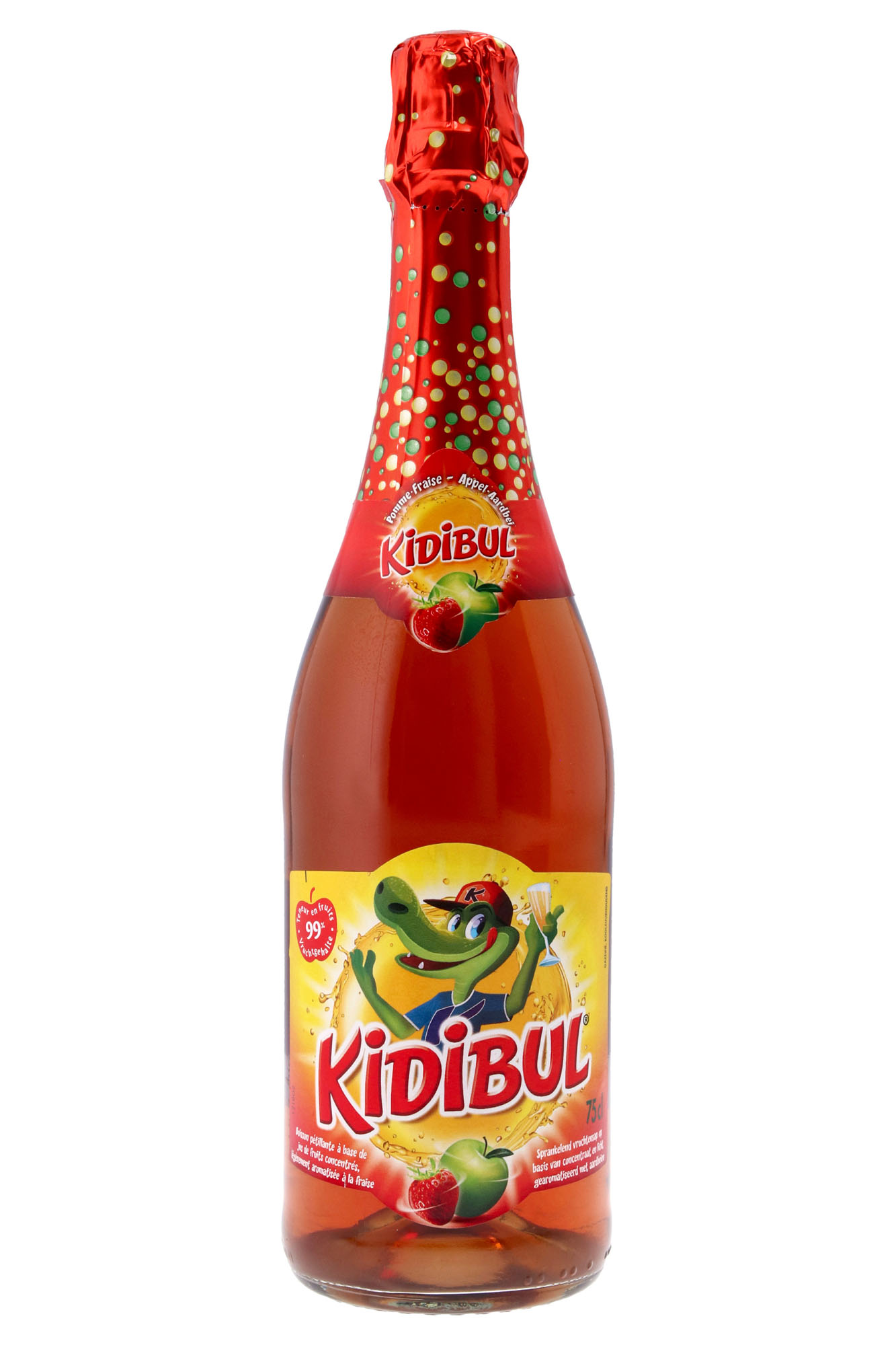 Stassen Kidibul Pomme Fraise Fles 75 cl