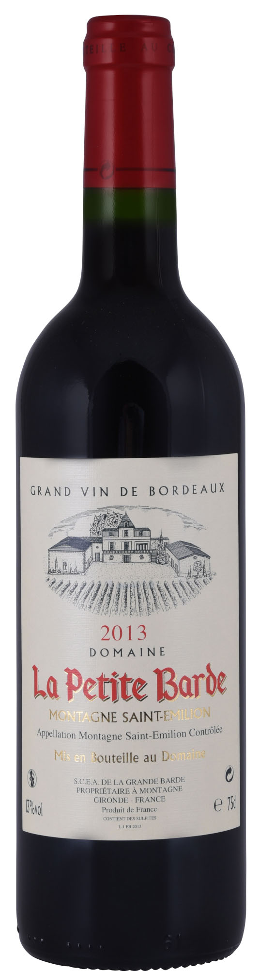 Domaine La Petite Barde Bordeaux Fles 75 cl 13,5%