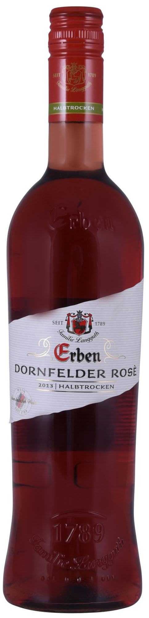 Erben Dornfelder Halbtrocken Ros‚ Fles 75 cl 11,5%