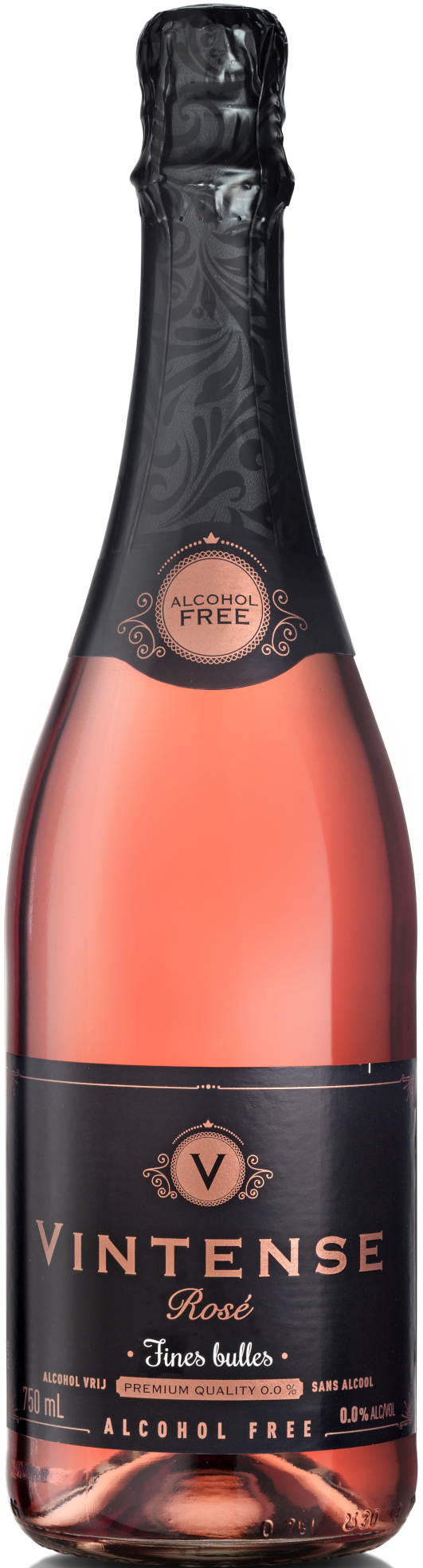 Vintense Rose Bubbels 0% Fles 75 cl