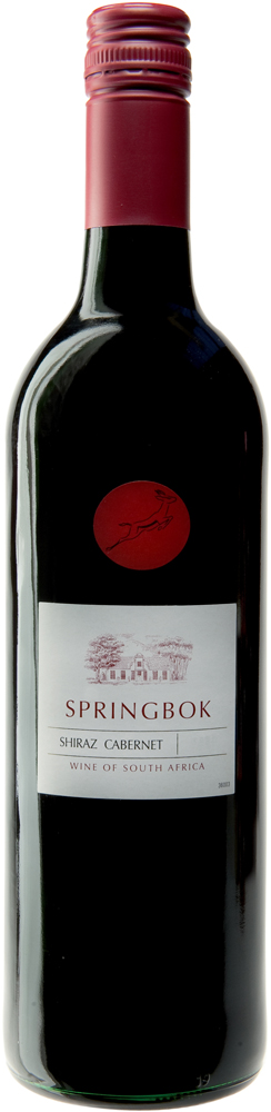 Springbok Shiraz Cabernet  Fles 75 cl 14,5%