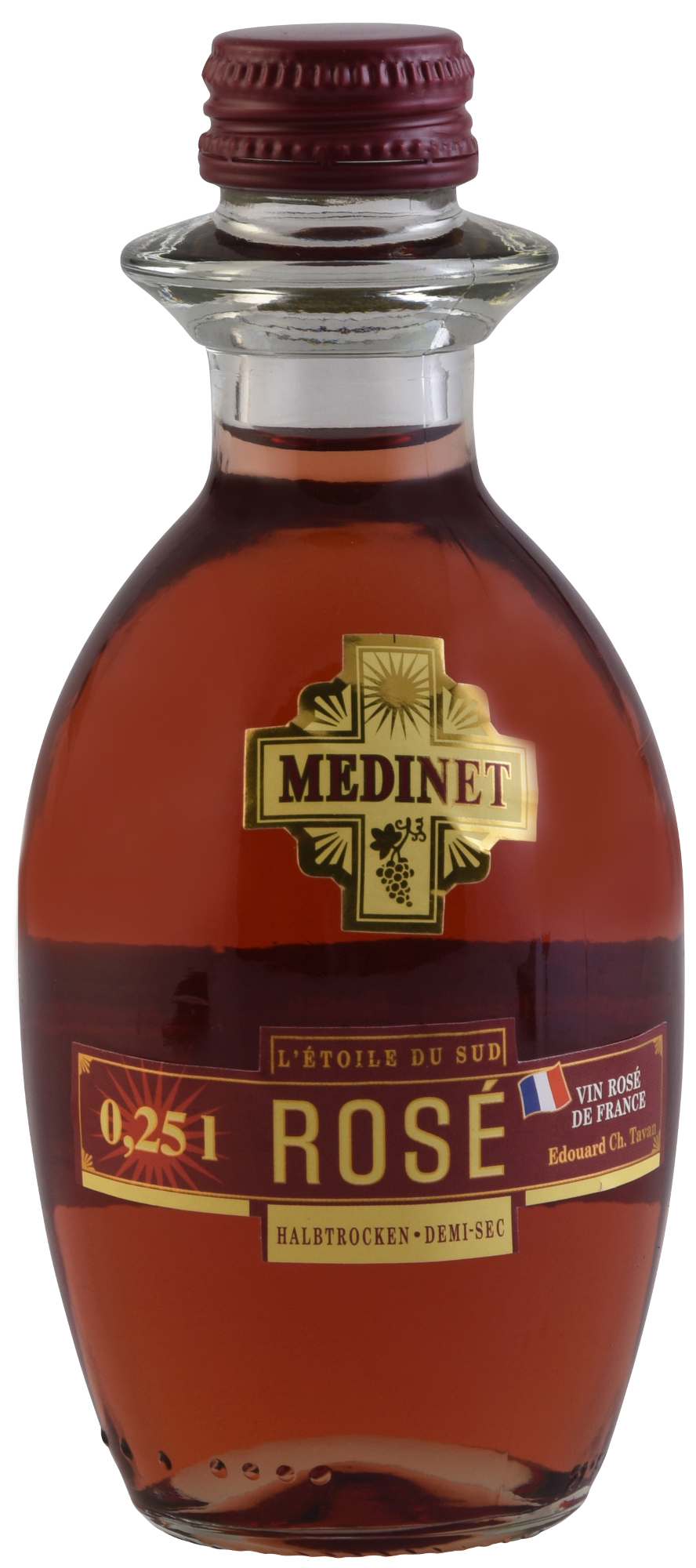 Medinet Rosewein Halbtrocken Doos 12x25 cl 11,5%