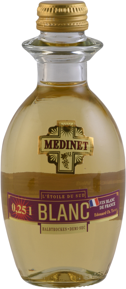 Medinet Weisswein Halbtrocken Doos 12x25 cl 12%