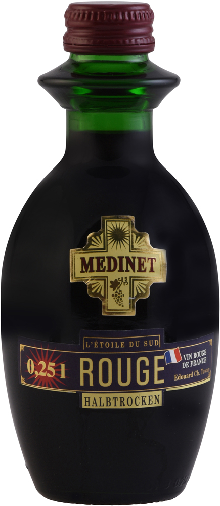 Medinet Rotwein Halbtrocken Doos 12x25 cl 12%