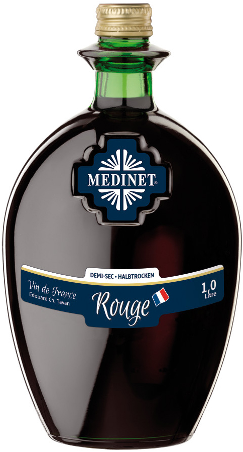 Medinet Rotwein Halbtrocken Fles 100 cl 12%