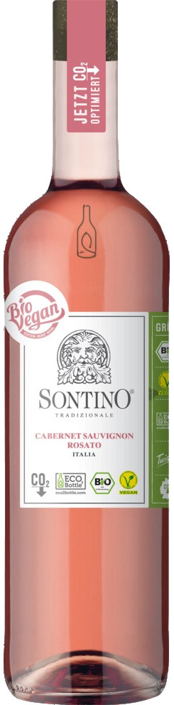 Sontino Cabernet Sauvig.Rosato Bio Fles 75 cl 12%