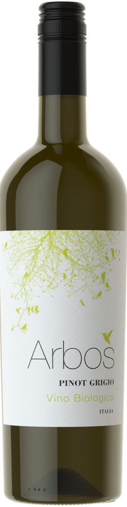 Arbos Pinot Grigio Organic Bio Fles 75 cl 12%