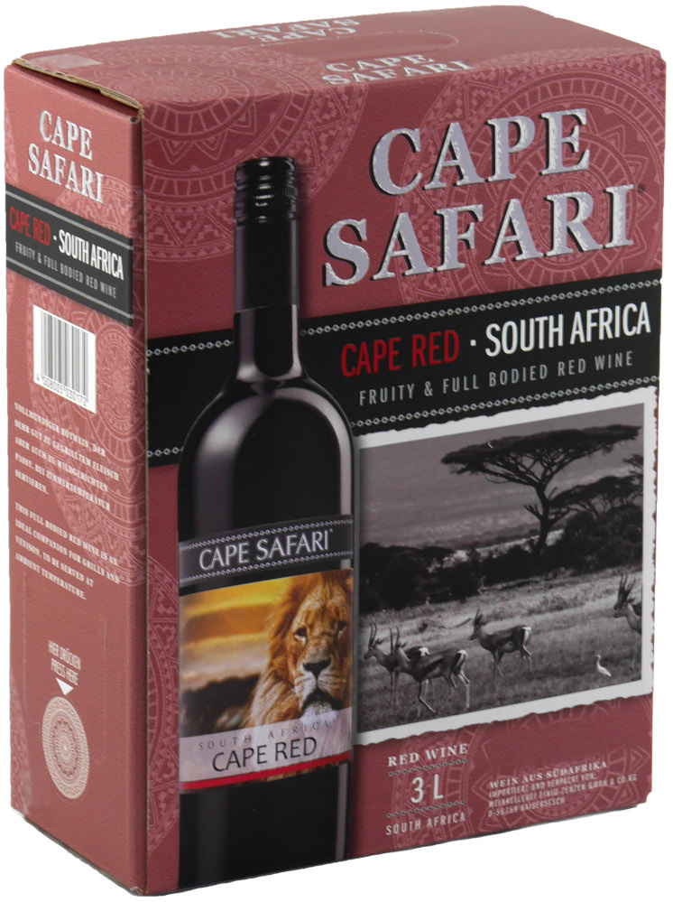 Cape Safari Red BIB Doos 3 ltr 13%