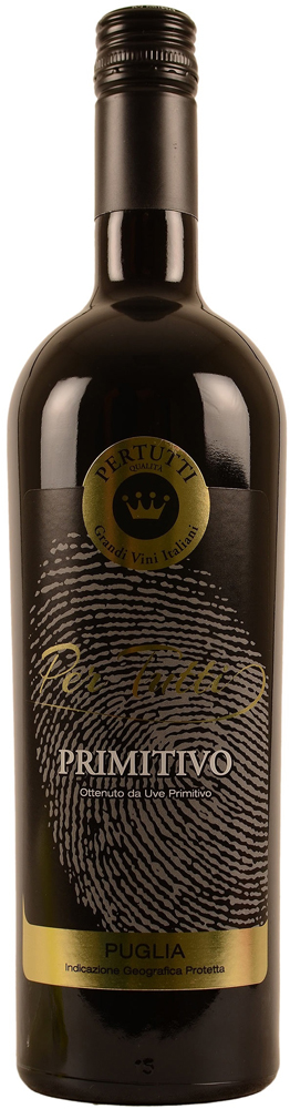 Per Tutti Primitivo Fles 75 cl 14%