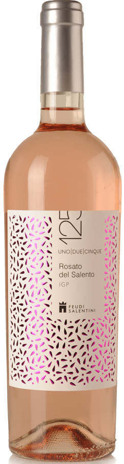 Feudi 125 Rosato del Salento Fles 75 cl 12,5%